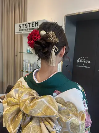ヘアアレンジ 指 碧波のヘアスタイル