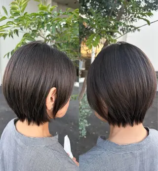 ショート カラー 高橋 乙葉のヘアスタイル