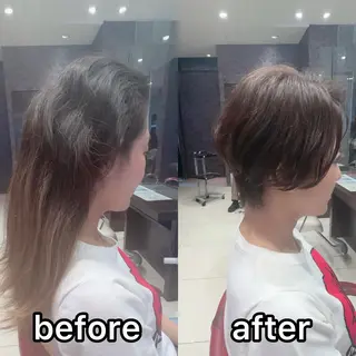 ショート 益野 凌のヘアスタイル