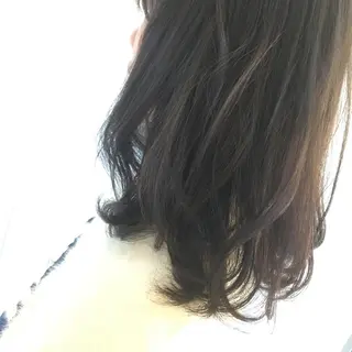 ミディアム 広がり、まとまらない お悩み改善/ 中田のヘアスタイル