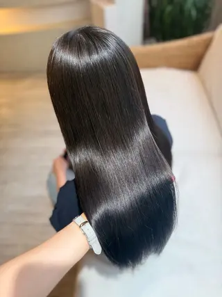 セミロング ねね🍒ストレート/ 似合わせカラー🍒のヘアスタイル