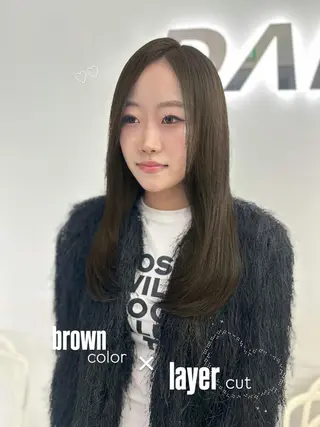 ロング カラー 上品モテヘア🩶 karen🩶のヘアスタイル
