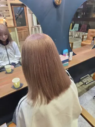 カラー 翔斗ブリーチなし🫧 で叶う透明感カラーのヘアスタイル