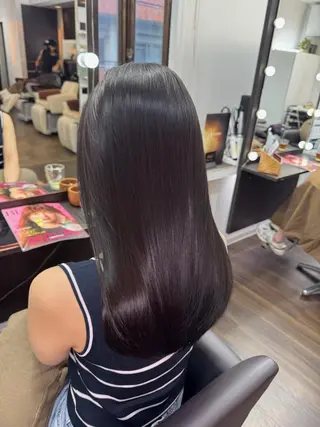 セミロング 美髪髪質改善✨ 店長 天城由香のヘアスタイル