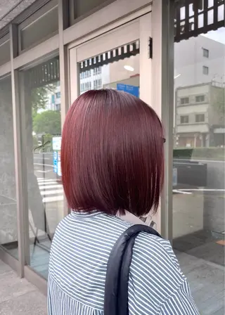 ミディアム カラー 村田梨乃/ minim hairのヘアスタイル