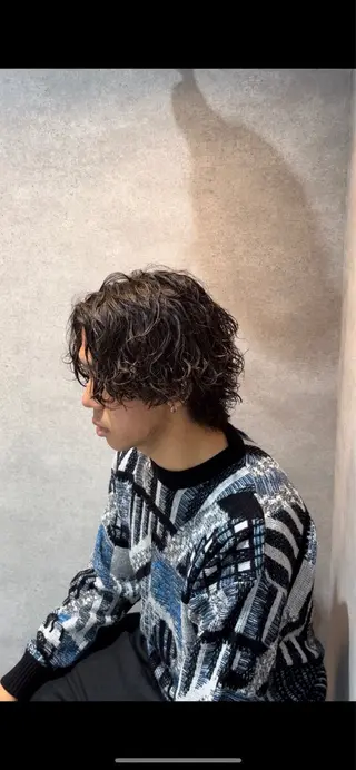 ショート カラー パーマ メンズ キッズ 🔥パーマ特化🔥 優馬のヘアスタイル