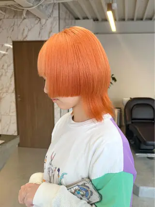 ショート カラー ハイトーン×似合わせ 🌱中川慎之介のヘアスタイル
