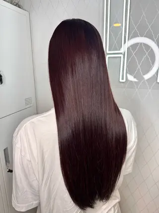 ロング カラー 透明感カラー KATSURENのヘアスタイル