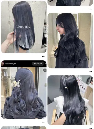 カラー 佐野 叶羽のヘアスタイル