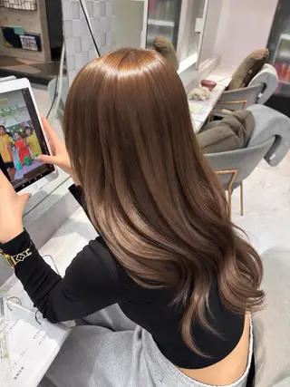 ロング カラー 透明感カラー/ 髪質改善/reikaのヘアスタイル