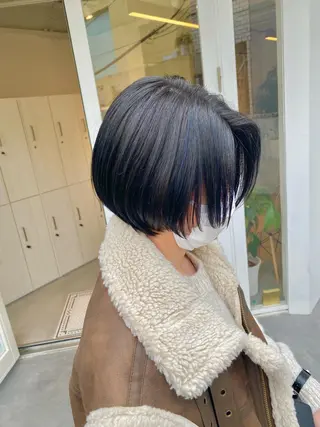 ショート カラー ハイトーン×似合わせ 🌱中川慎之介のヘアスタイル