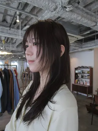 ロング カラー yu maのヘアスタイル