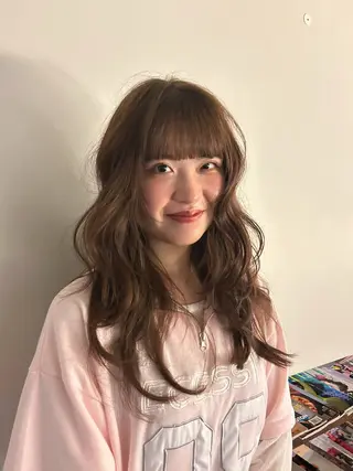 ロング NanaKo 表参道 レイヤー/ハッシュのヘアスタイル