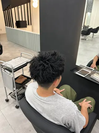 パーマ メンズ 山田 航平のヘアスタイル