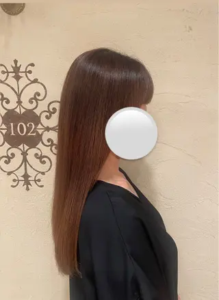ロング 小鎗 乃愛のヘアスタイル
