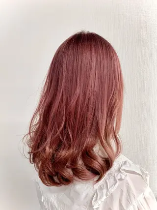 セミロング カラー ゲーマー美容師 KENTOのヘアスタイル