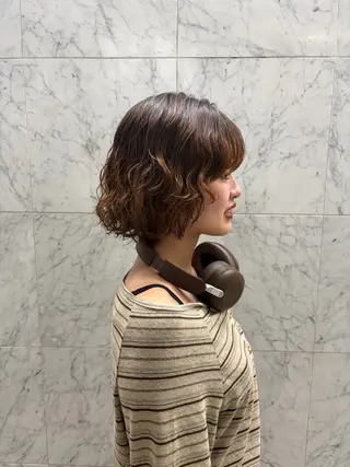 パーマ Bob /似合わせ color唯菜ユイナのヘアスタイル