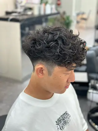 パーマ メンズ メッシュパーマ支持率 ◎大宮/隼也のヘアスタイル