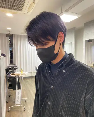 メンズ 檜谷 晴　顔周りカットのヘアスタイル