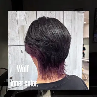 カラー メンズ レイヤー/ブリーチ/ mauのヘアスタイル