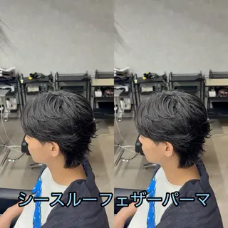 ショート メンズ限定/縮毛矯正 パーマ特化／鳥居昂生のヘアスタイル