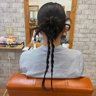 ロング ヘアアレンジ KAREN🕊️ 大宮美容室のヘアスタイル