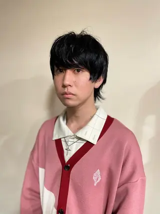 ショート カラー メンズ 浅岡 昭汰のヘアスタイル
