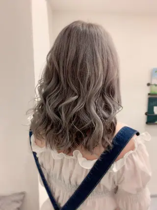 ミディアム カラー 💎JADE GRACE💎のヘアスタイル