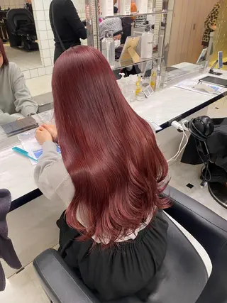 ロング カラー ♥️韓国風透明感 暖色misa♥️のヘアスタイル