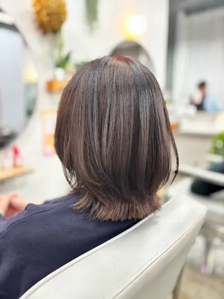 ミディアム アールグランデ あやのヘアスタイル