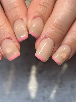 ネイル mellow:ｸﾙﾐ ﹡˖˟༝🎀˖˟ ༝のネイルデザイン