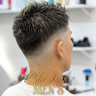 ショート メンズ フェード×メンズ カット｜SHOTAのヘアスタイル