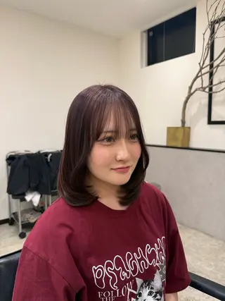 カラー ciate 山口 MAHIROのヘアスタイル