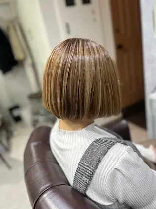 ミディアム カラー 池袋/カラー特化🎨 ロング料金なし🩵のヘアスタイル
