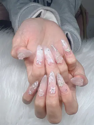 ネイル Lee Nails チップ長さだし専門店のネイルデザイン