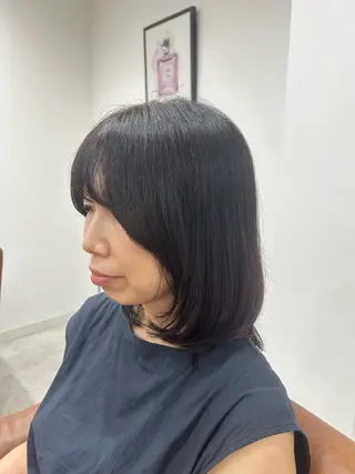 ミディアム 町田 未希のヘアスタイル