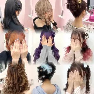 ミディアム 吉田 美悠のヘアスタイル