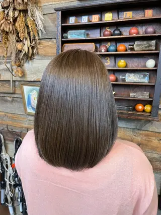 ミディアム カラー 川崎 かなでのヘアスタイル
