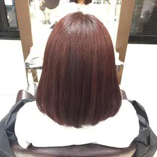 ミディアム カラー 大平 美沙のヘアスタイル