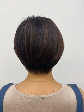 ショート ✨似合わせカラー 阿部賢✨のヘアスタイル