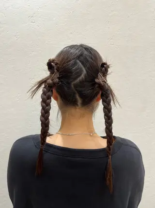 ヘアアレンジ ブリーチなしダブルカ ラー🎀透明感/AOのヘアスタイル