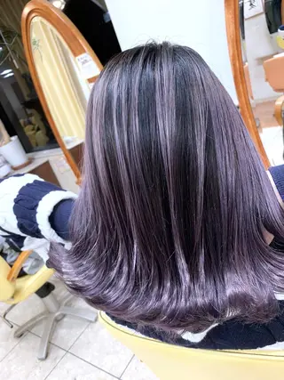 ミディアム 穐田 司樹のヘアスタイル
