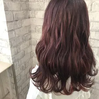 ロング カラー Oopsレイヤー 加藤澄都のヘアスタイル