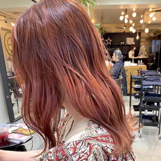 ミディアム カラー ヘアアレンジ 【ダメージレス施術】 【透明感】北村 拓也のヘアスタイル