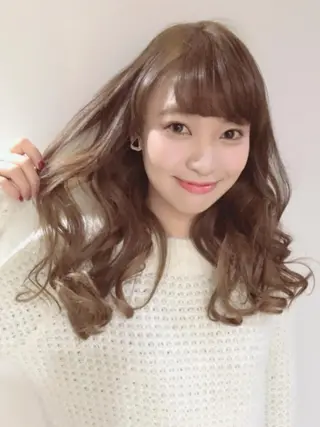 ロング カラー 松川 智行のヘアスタイル
