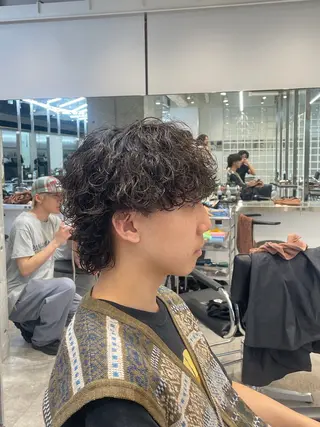 パーマ メンズ fifth深山 洋夢のヘアスタイル