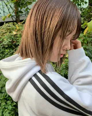 ミディアム カラー アンニュイヘア🪽 ayumiのヘアスタイル