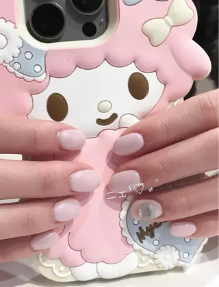 ネイル AQUA ໒꒱ ‧₊˚のネイルデザイン