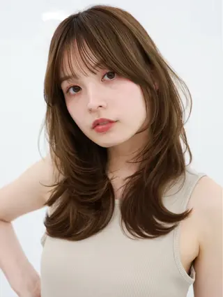 ミディアム 立川/ミディアム・ セミロングヘアさくらのヘアスタイル