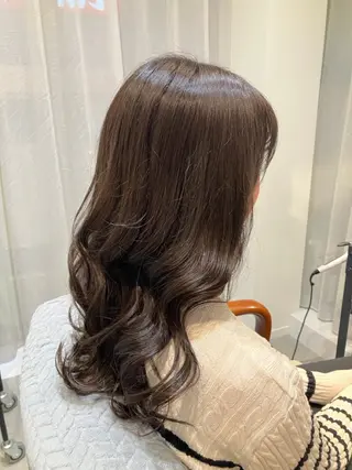 ロング 藤原汐彩 ／カラーモデル募集のヘアスタイル